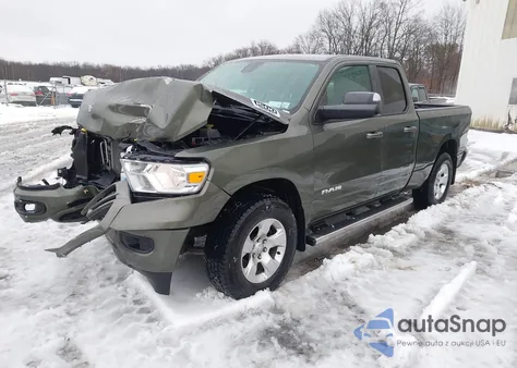 2020 Ram 1500 Big Horn 4X4 6'4 Box from USA, damaged, VIN 1C6SRFBT3LN290046